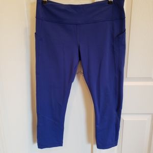 Lululemon Royal Blue Cropped Leggings